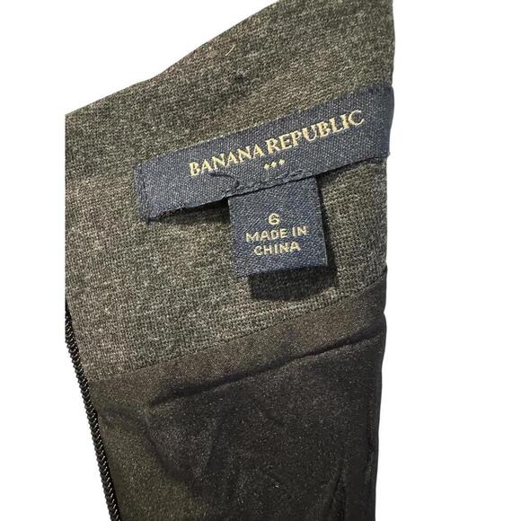 Banana Republic Gray Dress - Size 6 - Picture 6 of 7